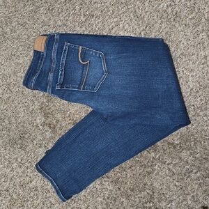 American Eagle Plus size dark blue jeans